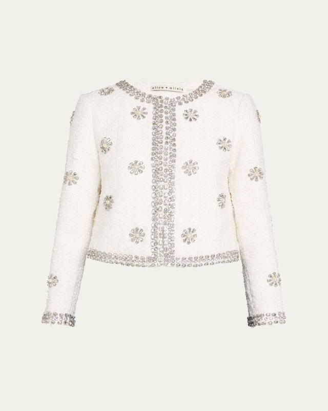 Kidman Embellished Tweed Jacket